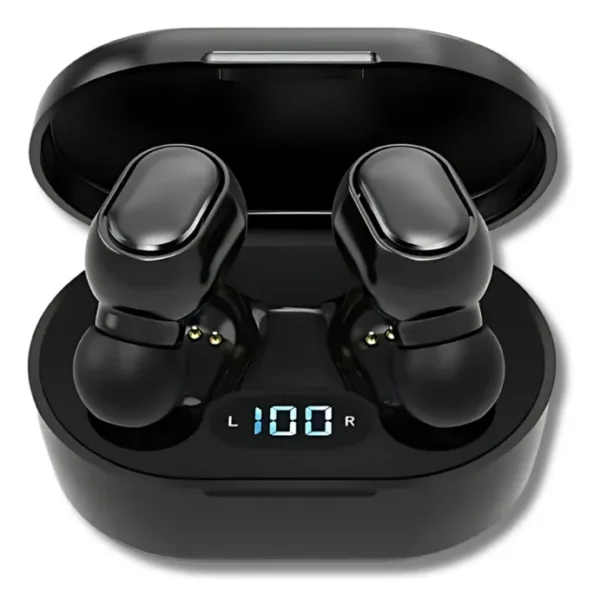 Auriculares Bluetooth Fanpro E6s Superior A6s Pantalla Led Color Negro