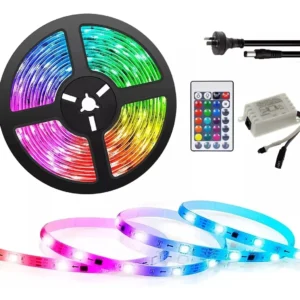 Rollo Cinta Luces Led Tira Rgb 5050 3m Usb 3 Metros Control