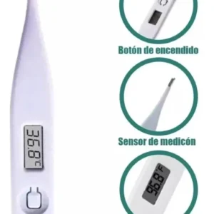 Termómetro Digital Bebé Niño Adultos Lcd Beeper Aviso Rápido